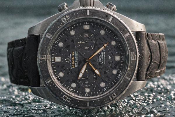 Professional dive watch restoration with water resistance testing