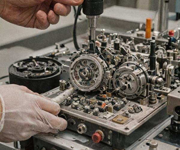 Professional cleaning and restoration of watch components